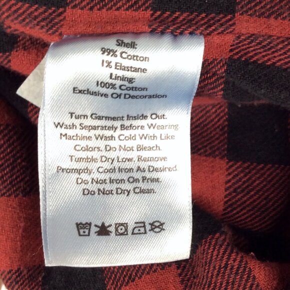 NWT Eddie Bauer Boyfriend Midrise Slim Flannel Lined Jeans Womens Plus Size 20W - Picture 10 of 10